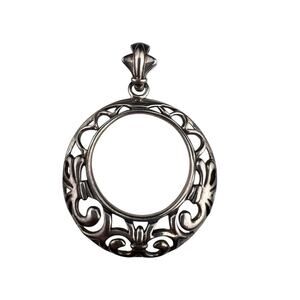 Barse Thailand Large Openwork Sterling Silver Pendant